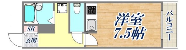 ロココ西宮の物件間取画像